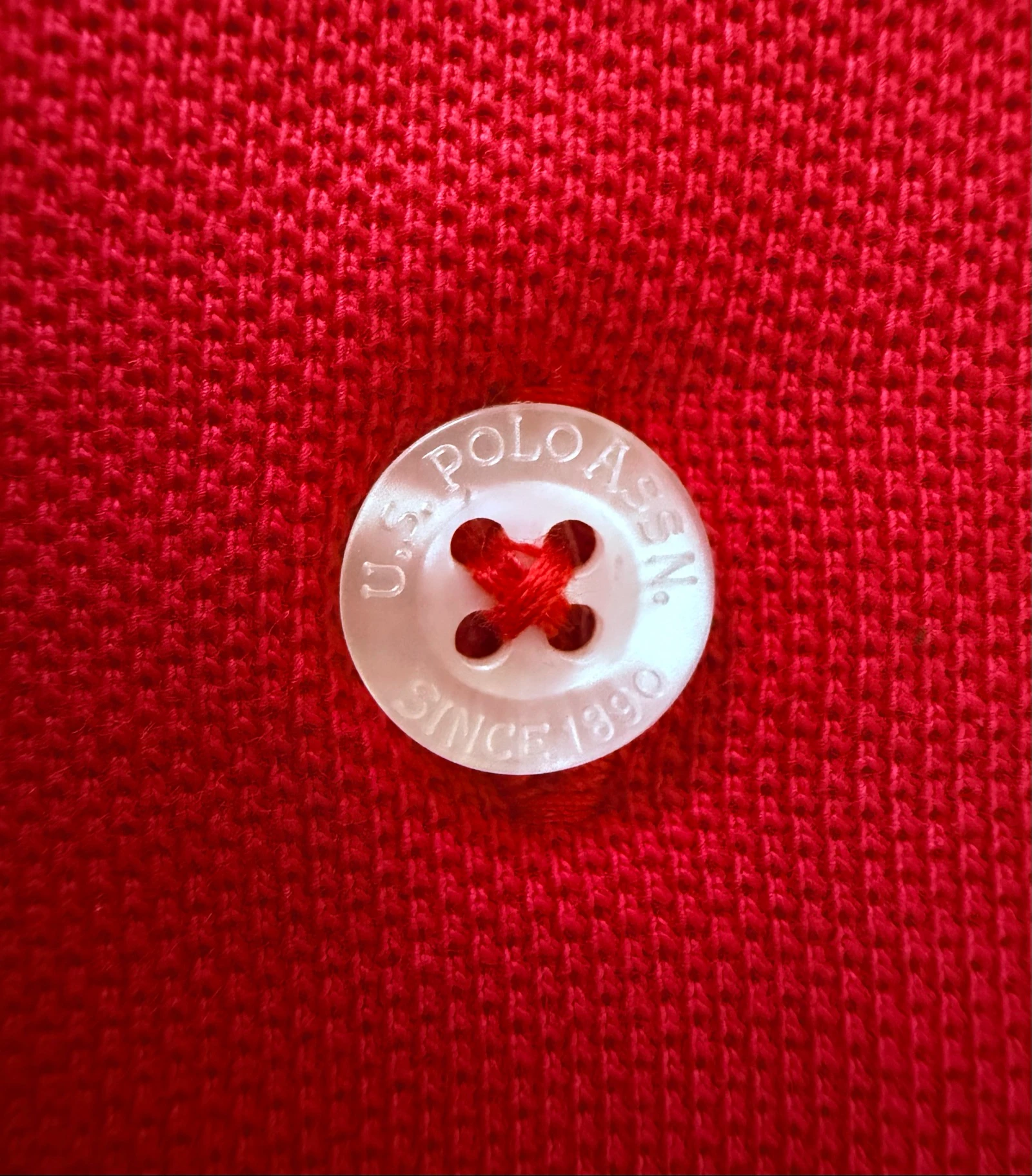 U.S Polo Assn. authentic red polo size S – photo 10